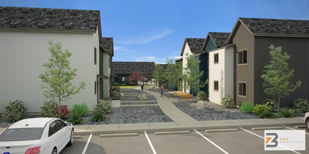 Sunset Ridge at Street level